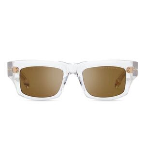 DITA Cosmohacker Bold Rectangular Sunglasses with Transparent Frame
